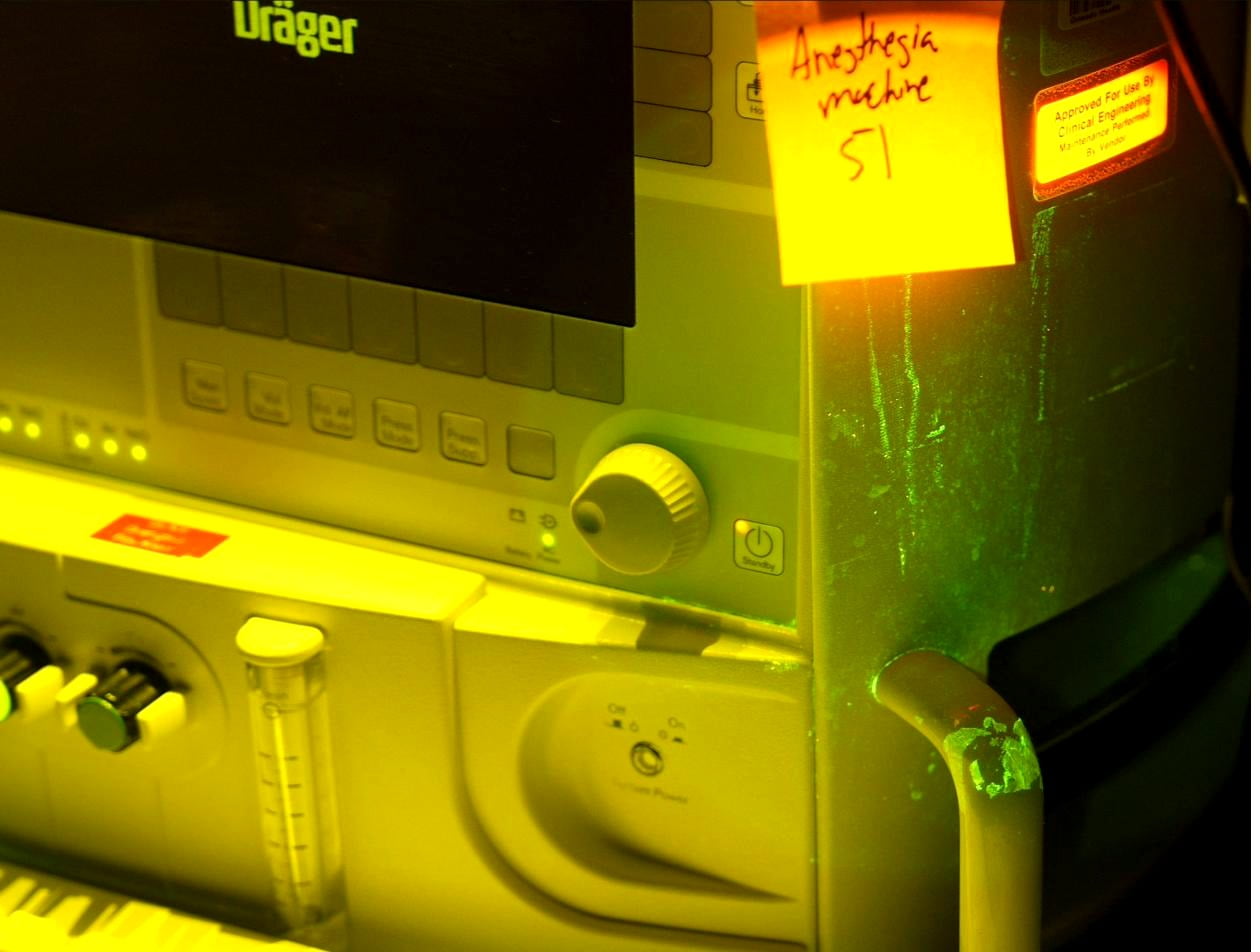 Equipment Sticker Residue